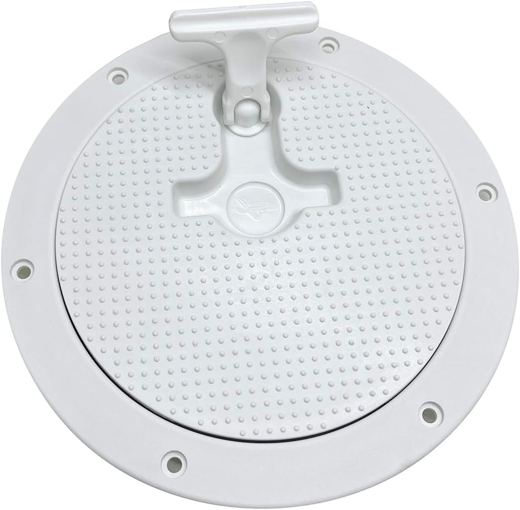 6" Boat Hatch T-Handle Cover Non-Slip Inspection Deck Plate