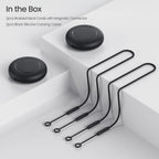 2PCS Earplugs Lanyard,Connection Cord with Magnetic & Silicone Case