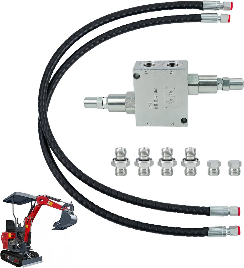 Mini Excavator Cushion Valve Kit, Hydraulic Swing Motor Buffer Valves