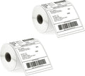 4x6 Thermal Shipping Labels - 2 Rolls of 250, Perforated & Smudge-Proof Direct Thermal Labels Compatible with Rollo