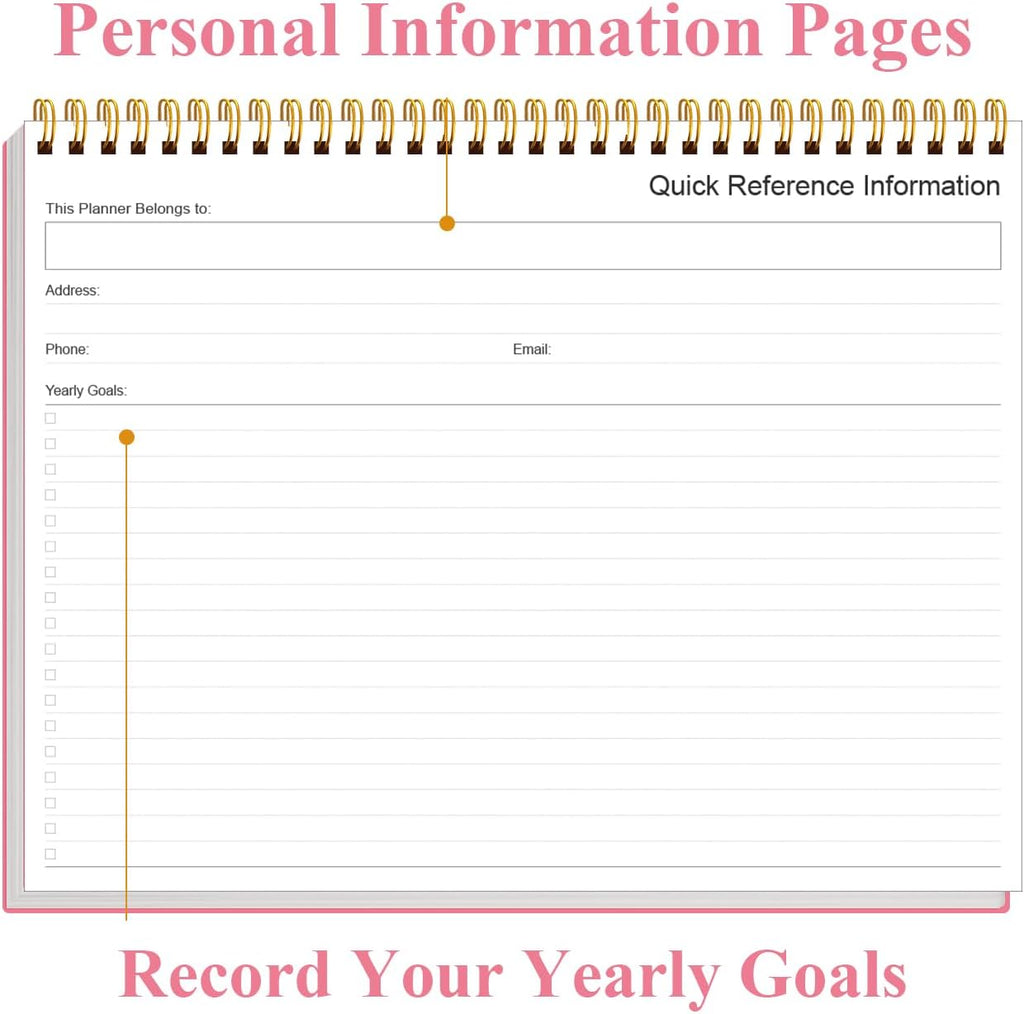 Weekly Productivity Planner - 8.5" x 11" Dashboard Desk Notepad Has 6 Focus Areas to List Tasks for Goals, Projects
