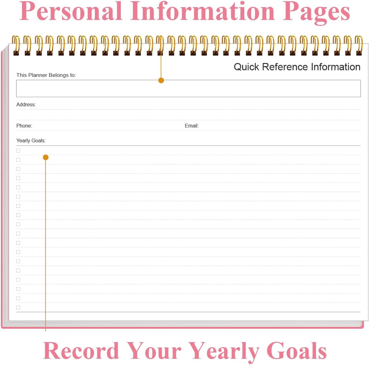 Weekly Productivity Planner - 8.5" x 11" Dashboard Desk Notepad Has 6 Focus Areas to List Tasks for Goals, Projects
