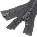#10 22 Inch Black Nickel Separating Jacket Zipper for Sewing (22")