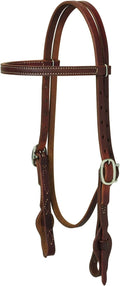 Weaver Leather Working Tack Quick Change Browband Headstall, Golden Chestnut, 1 Count (Pack of 1)