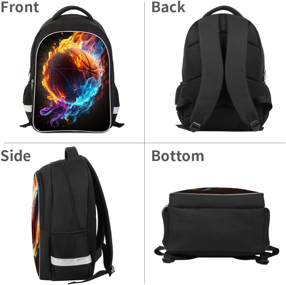 School Backpack for Boys, Basketball Backpack for Boys School Bag Suitable for 6-18 Kid, for Children Teens