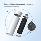 XWFE (Built-in CHIP) Refrigerator Water Filter Pack of 3