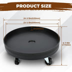 Universal Drum Dolly for 30 Gallon and 55 Gallon Round Container