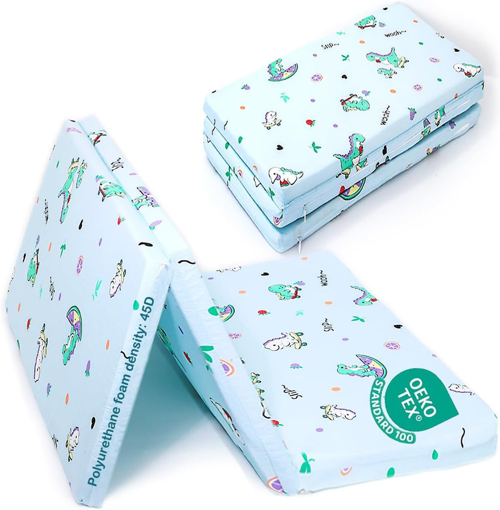 Pack and Play Mattress 38" x 26" Premium Foam Breathable Comfort | Soft Firm Odorless Baby Foam Portable Playpen