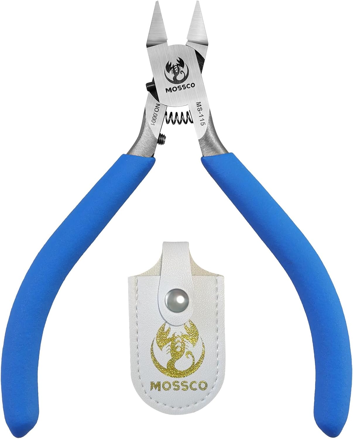 Model Nippers, 4.6-Inch Ultra-Thin Single-Blade Sprue Cutter with Spring-Loaded Non-Slip Grip for Beginner Plastic