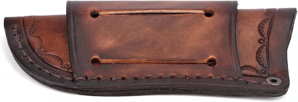 Leather Knife Sheath with Dual Carry,Folding/Fixed Blade Knives EDC Holster | Vertical/Horizontal Belt Carry