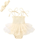 Toddler Baby Girl Summer Clothes Sleeveless Tulle Romper Dress