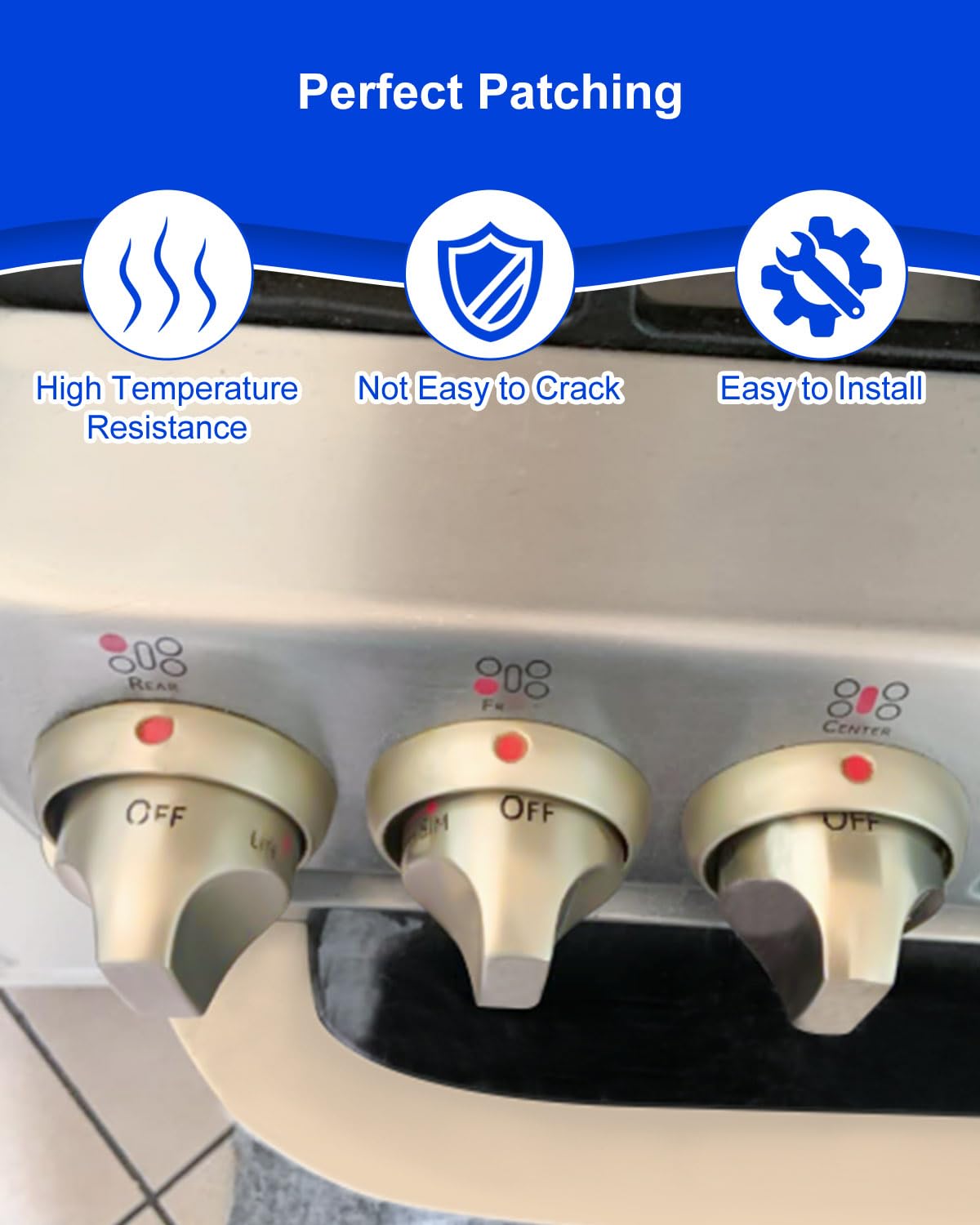 1 Pc Burner Control Knobs Fit for GE Gas Stoves