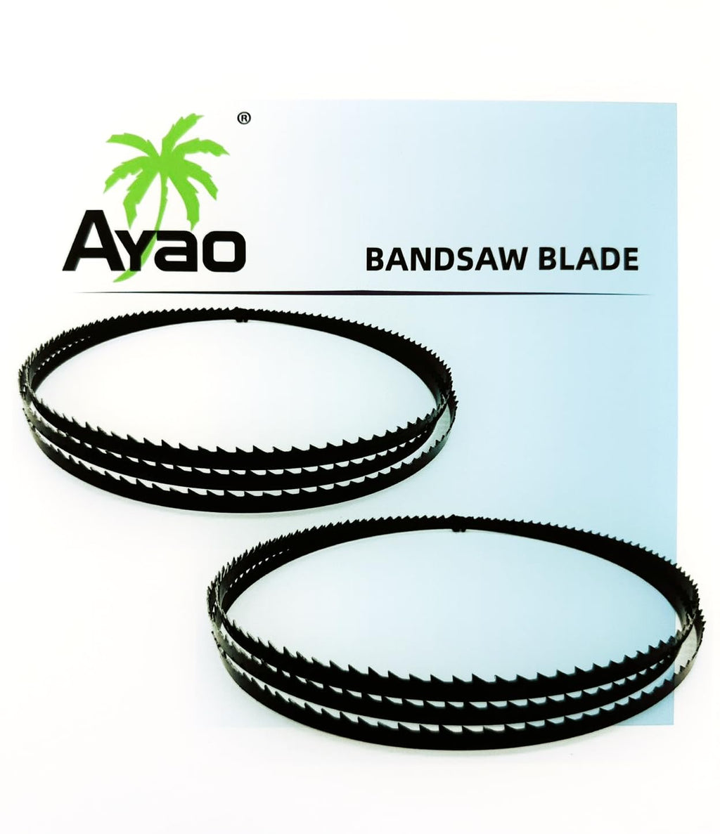 AYAO 105-Inch X 3/16-Inch X 10TPI Bandsaw Blades, 2 Pack