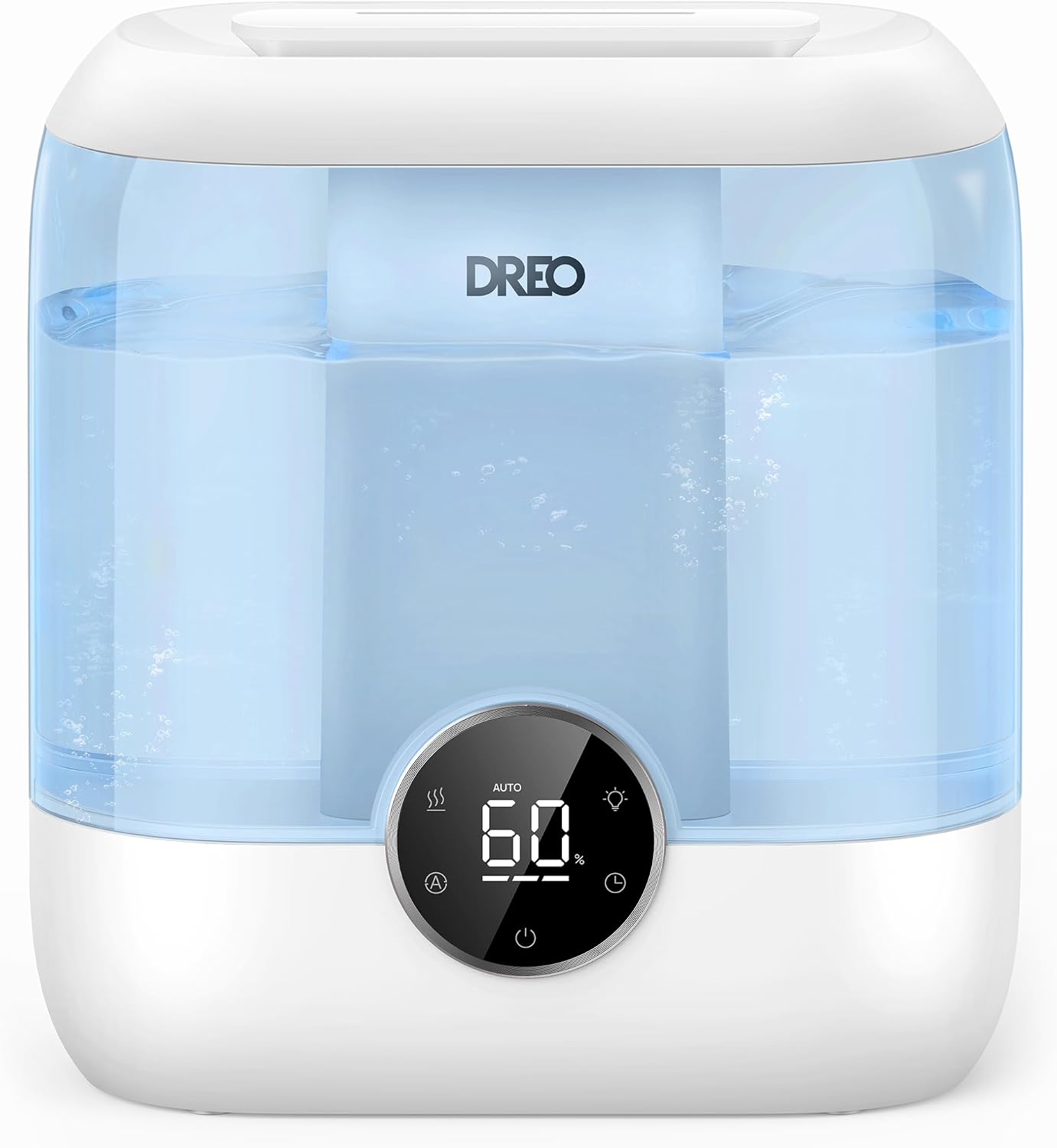 6L Humidifiers for Bedroom, 60H Runtime, 28 dB Quiet, HM524, Blue | Precise Humidity Control, Easy to Refill & Clean