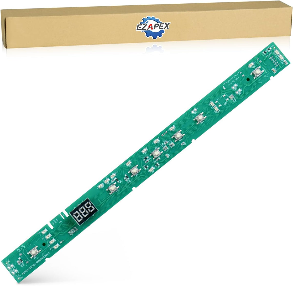 WD21X23461 WD21X31910 Dishwasher User Interface Control Board Compatible with GE Dishwasher User Interface Assembly Replaces WD21X10499 WD21X10502 WD21X10503 AP7204355
