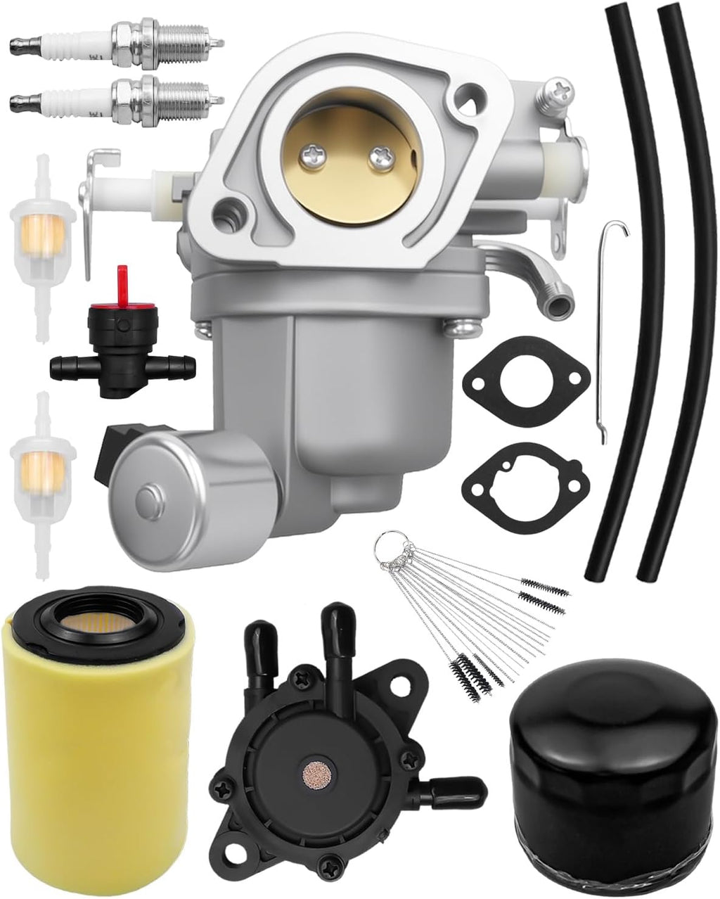 Z335E Carburetor Tune Up Kit Fit for John Deere Z335E Zero Turn Mower | Mower Carb Kit, with Fuel Pump Air Filter
