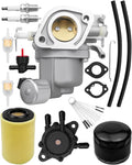 Z335E Carburetor Tune Up Kit Fit for John Deere Z335E Zero Turn Mower | Mower Carb Kit, with Fuel Pump Air Filter