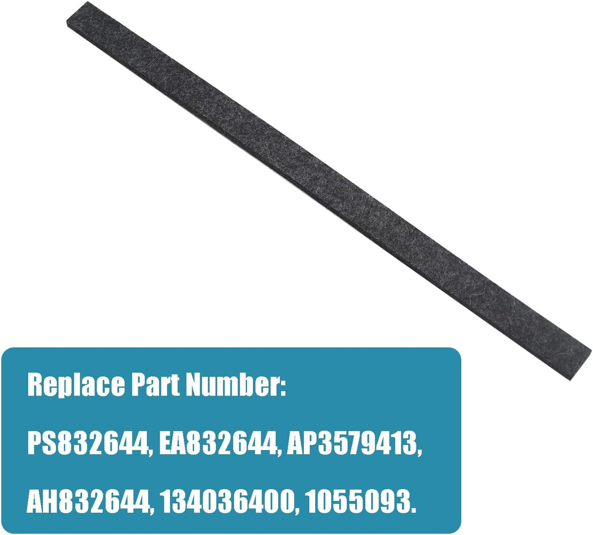 Drum Upper Felt Seal Replacement for Frigidaire Dryer 5303937182