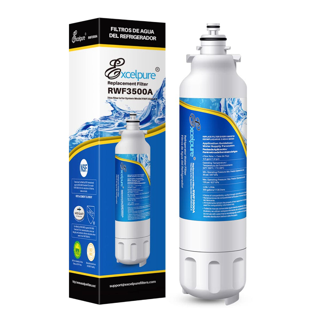 ADQ73613401 46-9490 Water Filter Replacement for LG LT800P,1 PACK