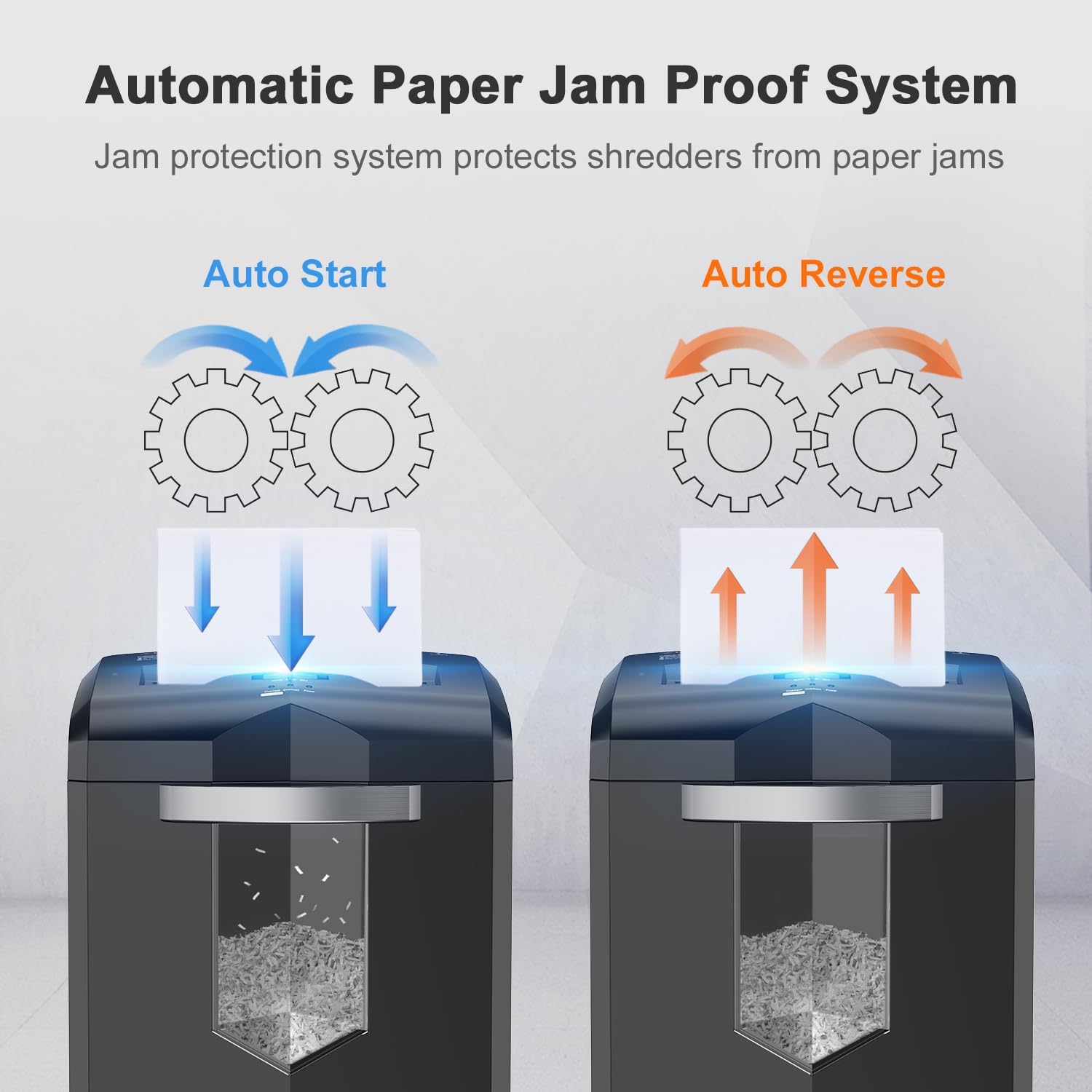 16-Sheet Micro-Cut 60-Min Run Paper Shredder Heavy Duty | Jam-Proof, P-4 Security Level, 62dB Ultra-quiet, 6-Gal Bin