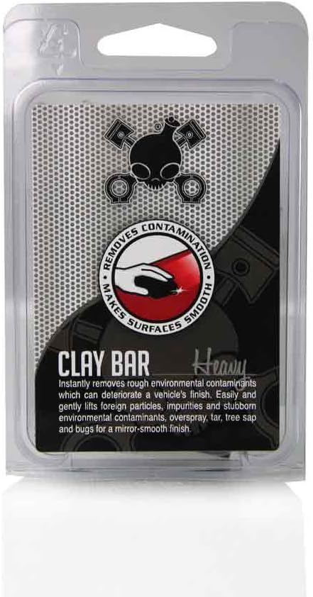 Heavy Duty Clay Bar & Luber Kit, Paint Prep, 2-Piece Set | Heavy-duty clay bar with lubricant lifts heavy overspray