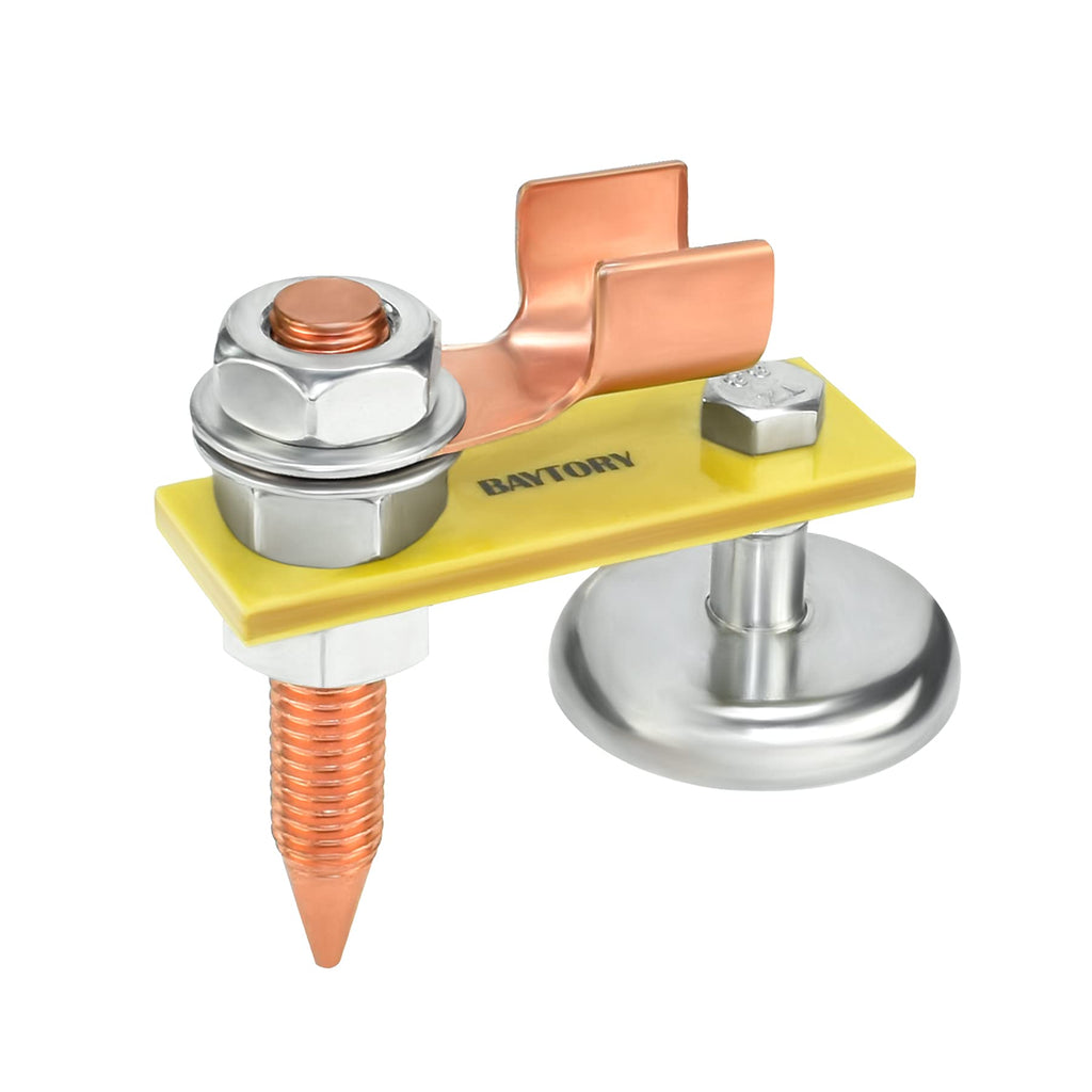 BAYTORY Upgrade Magnetic Welding Support Ground Clamp Tools