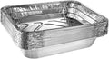 Disposable Aluminum Steam Table Foil Pans No Lids For Cooking, Baking, 10 Pack