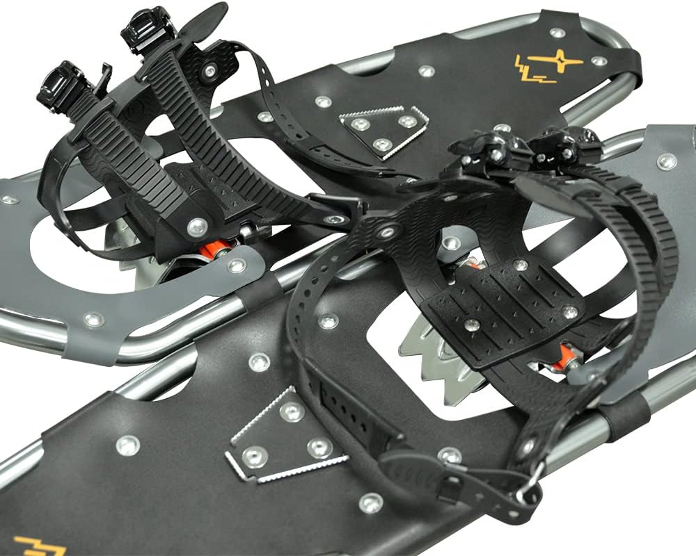 All Terrain Snowshoes with Trekking Poles,Lightweight Aluminum Snowshoes and Trekking Poles for