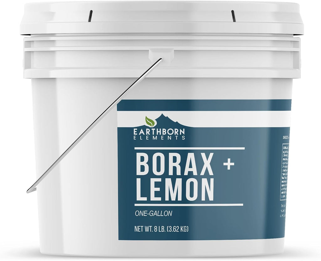 Borax with Lemon Oil, 1 Gallon Bucket, Laundry Booster, Refreshing Scent, Bulk Size