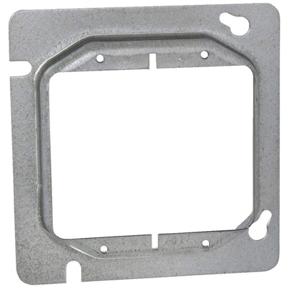 Steel City 72C17 Device Cover, Square, Raised, 4-11/16-Inch, Galvanized, 25-Pack
