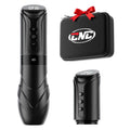Wireless Tattoo Machine with 7 Adjustable Strokes(2.7-4.5mm),3800mAh Dual Batteries,Rotary Tattoo Pen Coreless Motor
