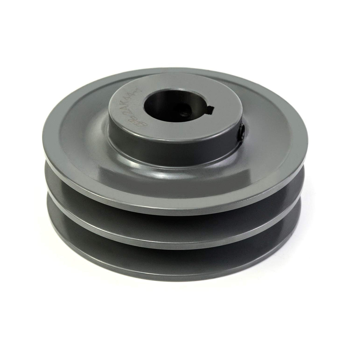 QWORK Double Groove Web Sheaves, 4.25"OD 1" Bore V-Belt Sheave for V-Belt, 2AK44-1