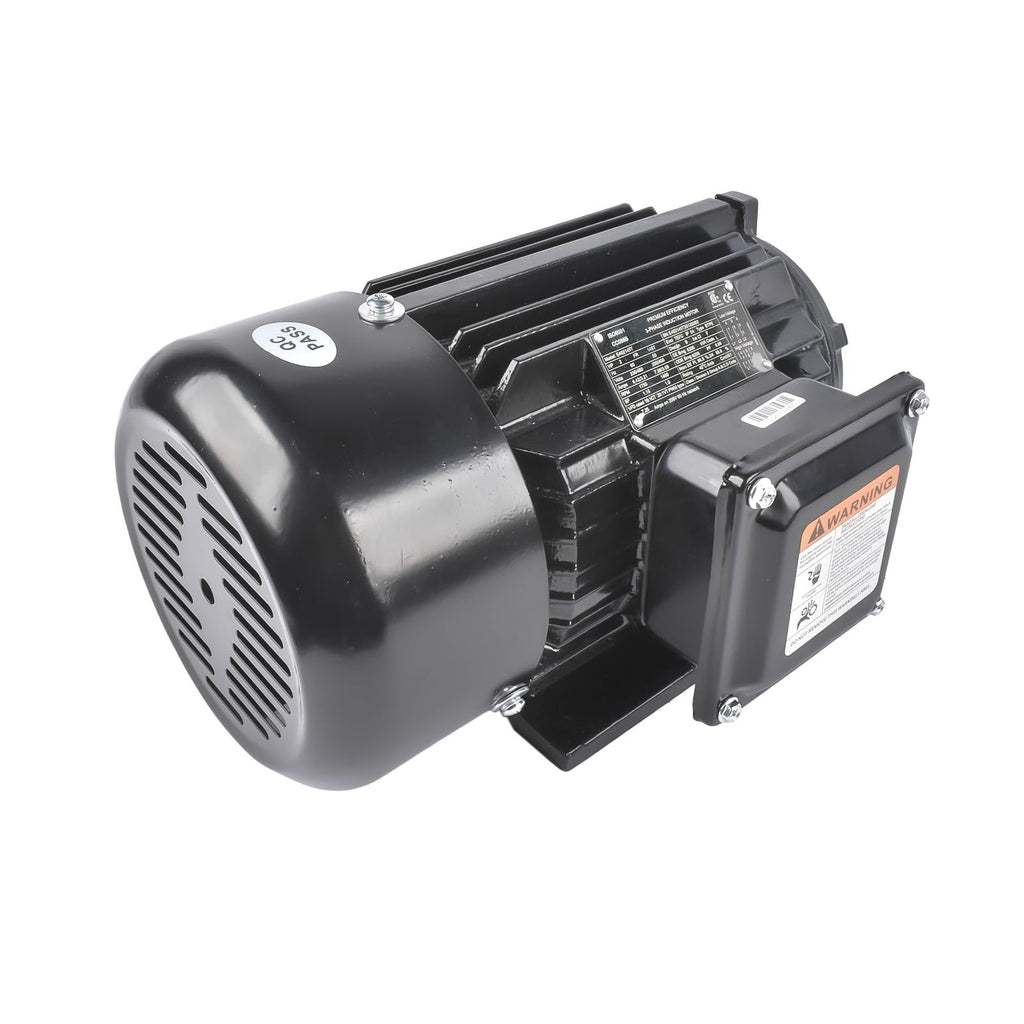 Electric Air Compressor Motor 2HP 3 Phase 1800RPM 230/460Volt 145T Frame
