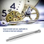 Indicator Tips - Tungsten Steel Ruby Probe 0.08" Tip M1.6 Thread, Precision Measuring Gauge Tool for Lever Indicators 312b-2(Tungsten Steel Hands)