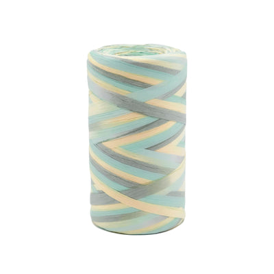 Colored 393 Feet Raffia Paper Ribbon, Colorful Packing Paper String Section Dyeing Raffia Ribbon for Gift Wrapping