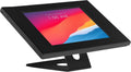 iPad Kiosk Stand, Locking Anti-Theft Tablet Enclosure for Countertop & Wall Mount, 90° Rotating POS Tablet Wall Stand