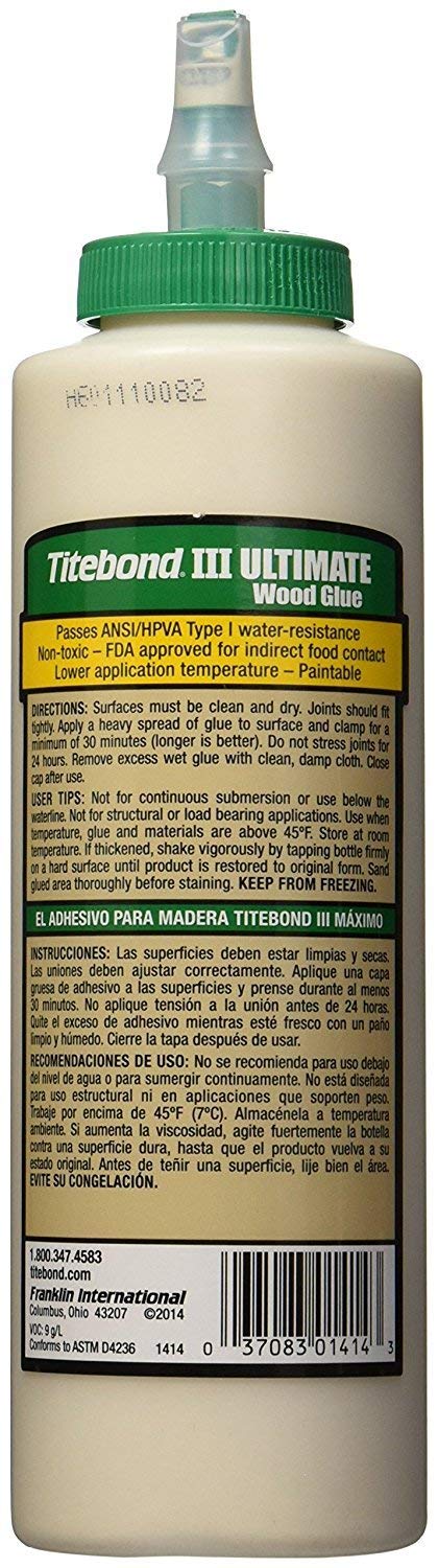 III Ultimate Tan Wood Glue 16 oz.