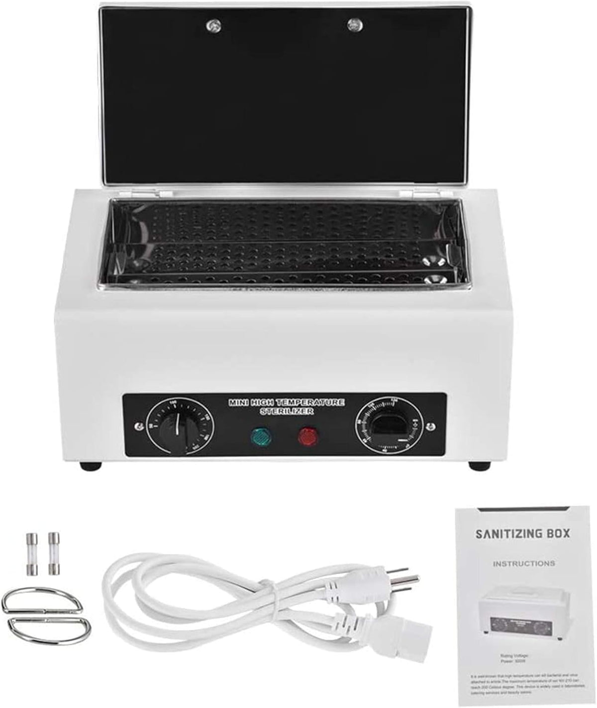 300W Heat Sterilizer NV-210 w/Timer Disinfection Box Manicure Pedicure SPA Salon Equipment for Sundry Beauty Hair