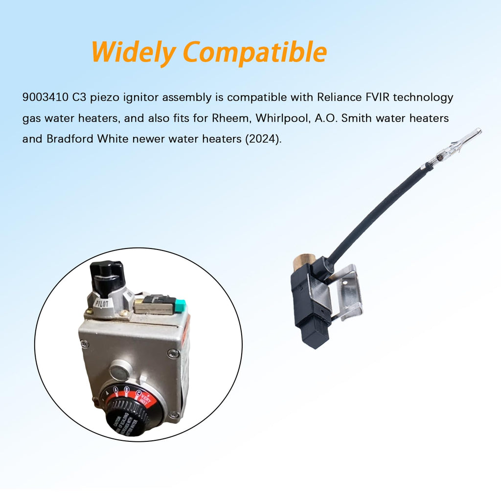 9003410 C3 Piezo Ignitor Assembly with Bracket for Gas Water Heater