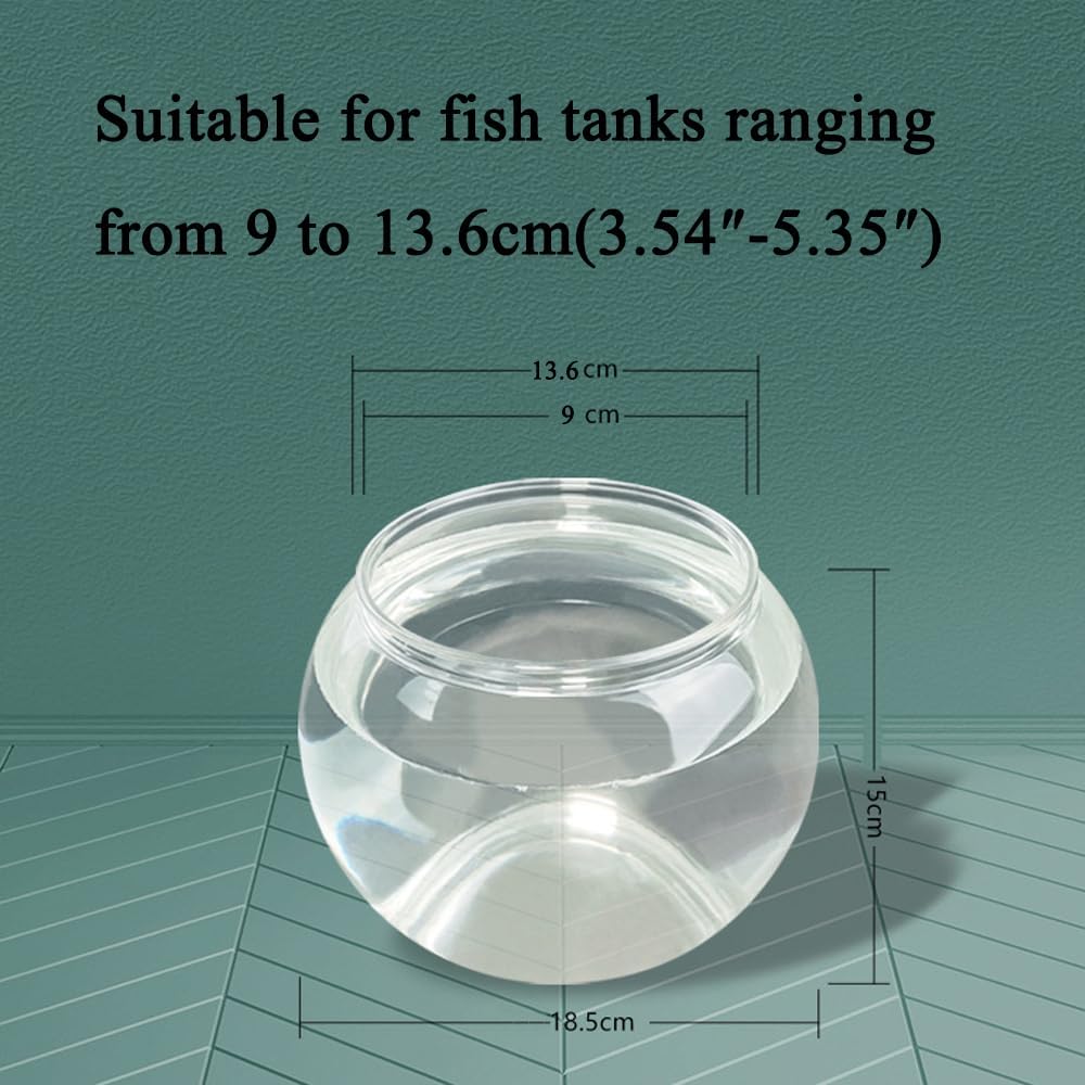 Circular Fish Tank Filter, Aquarium Hang on Filter, with Sponge Media
