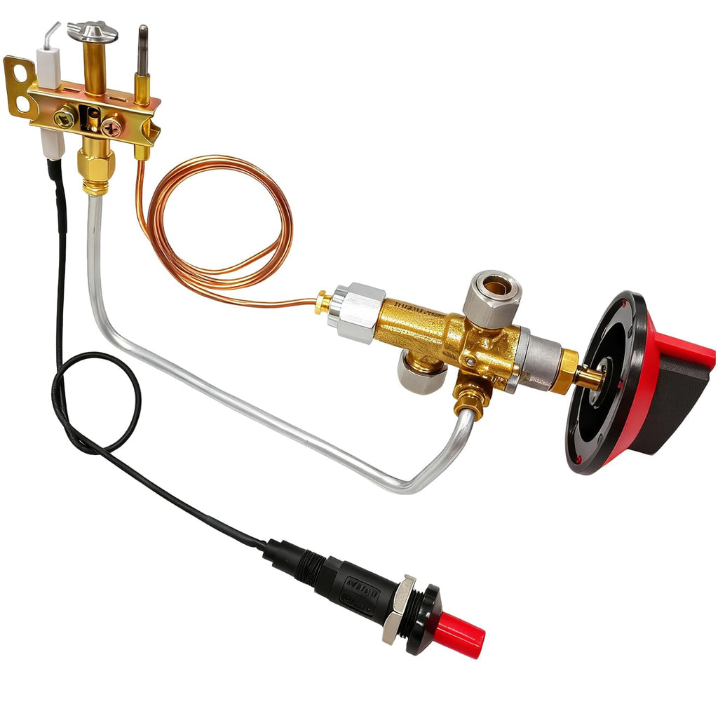 LP Gas Range Oven Safety Valve with Pilot Burner DIY Kit Assembly