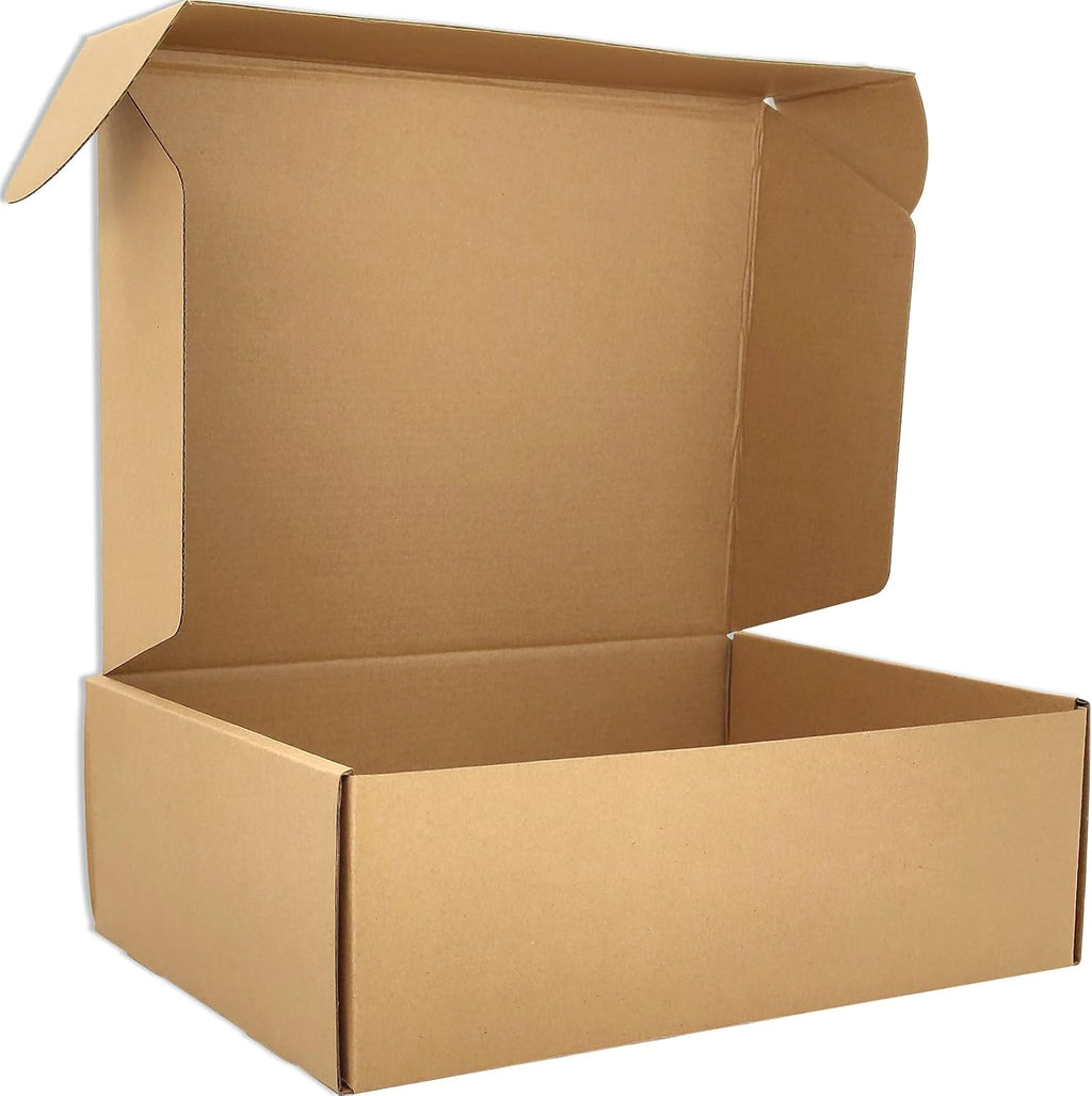 12x9x4 Shipping Boxes Brown Mailer Corrugated Cardboard Box Set of 20