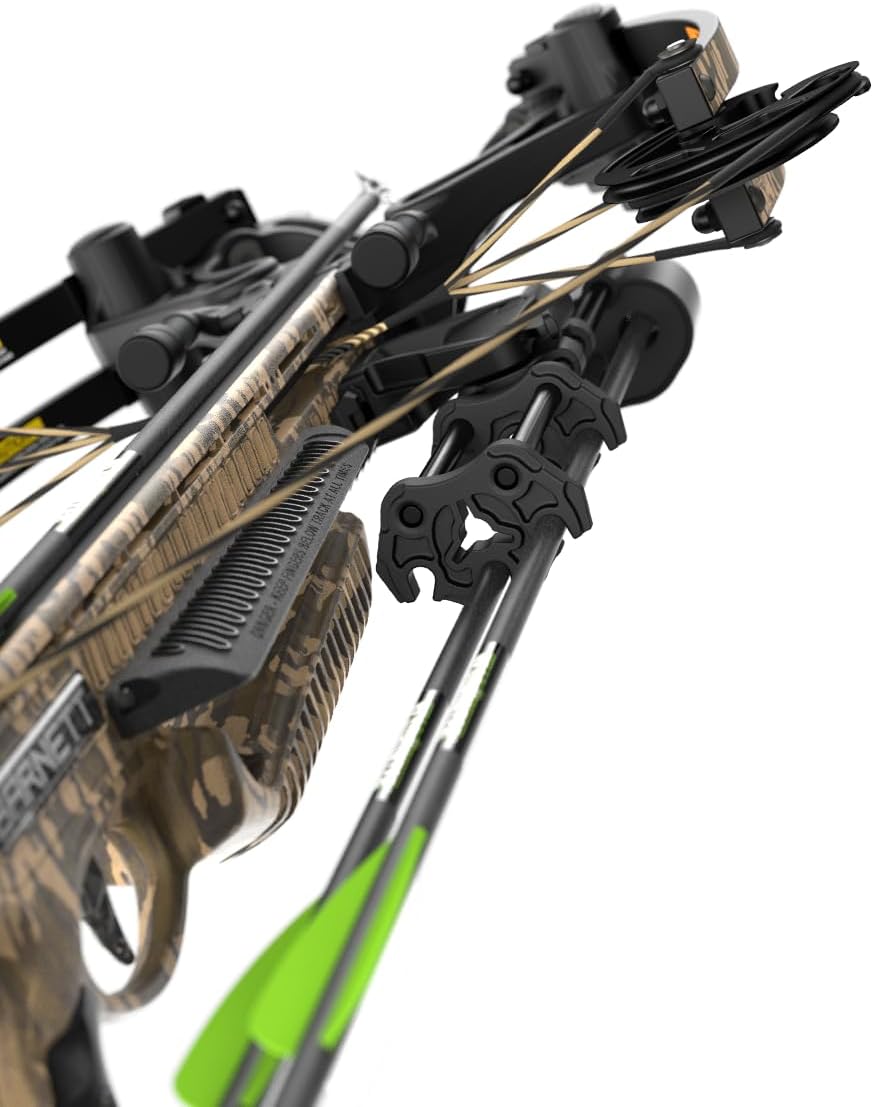 Whitetail Series Crossbow Package – Hunting Crossbows with 4x32 Scope, Arrows, Quiver & Cocking Device Options –