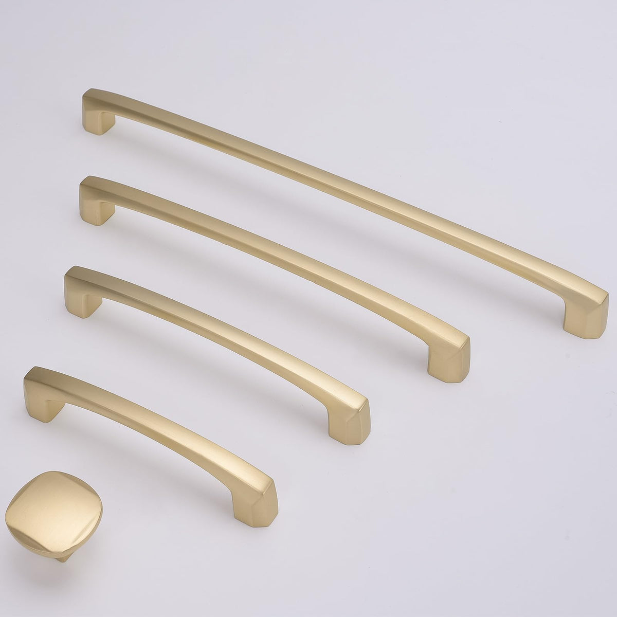6 Pack 7.5 Inch Brushed Brass Kitchen Cabinet Handles