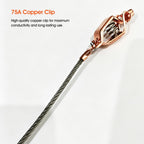 2PACK 10ft Heavy Duty Flexible Bonding & Grounding Wire with Alligator Clip