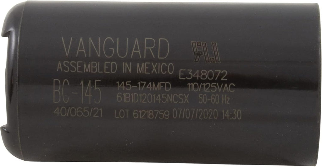 Vanguard BC-145, 145-174 MFD, 110-125VAC, Capacitor