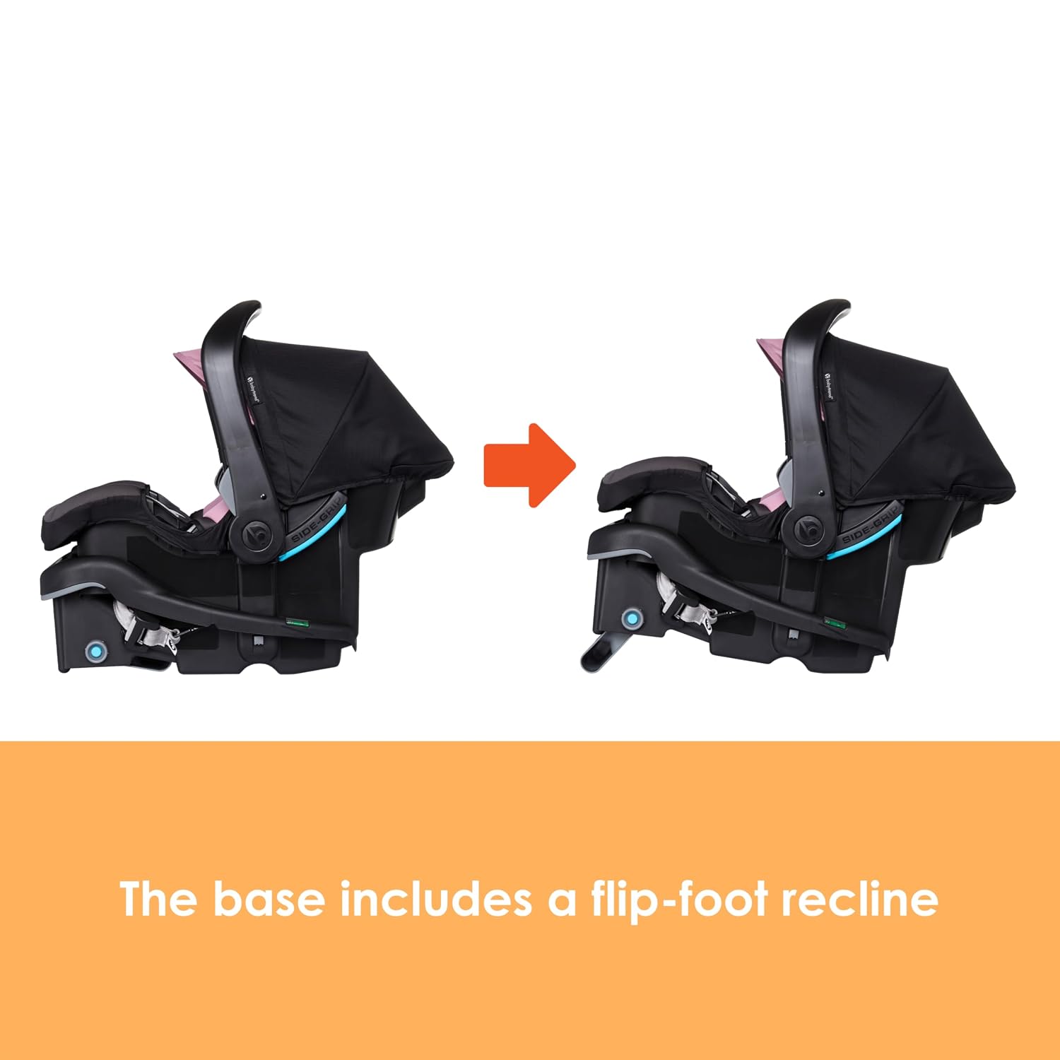 EZ-Lift PRO Infant Car Seat, Dash Rose – Lightweight Premium Carry, Plush Infant Cushioning, Adjustable Harness Support
