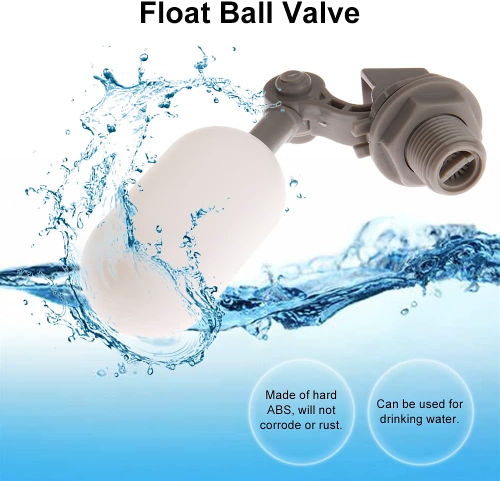Pond Float Valve 1/2" Shut Off Valve Float Ball Valve