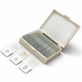 25 Prepared Microscope Slides Set for Apologia Biology | Ready-to-View, Clearly Labeled Specimens in a Storage Case |