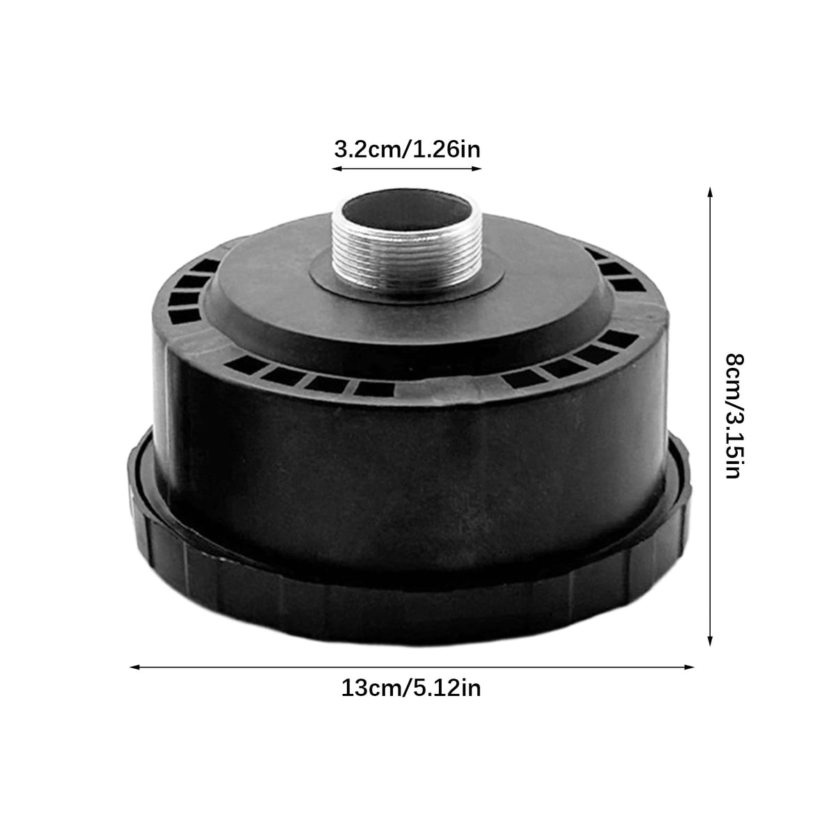 Flylin 2Pcs 32mm Air Compressor Muffler Central Pneumatic Compressor Parts